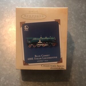 Hallmark Lionel Blue Comet Vintage Ornament 2002
